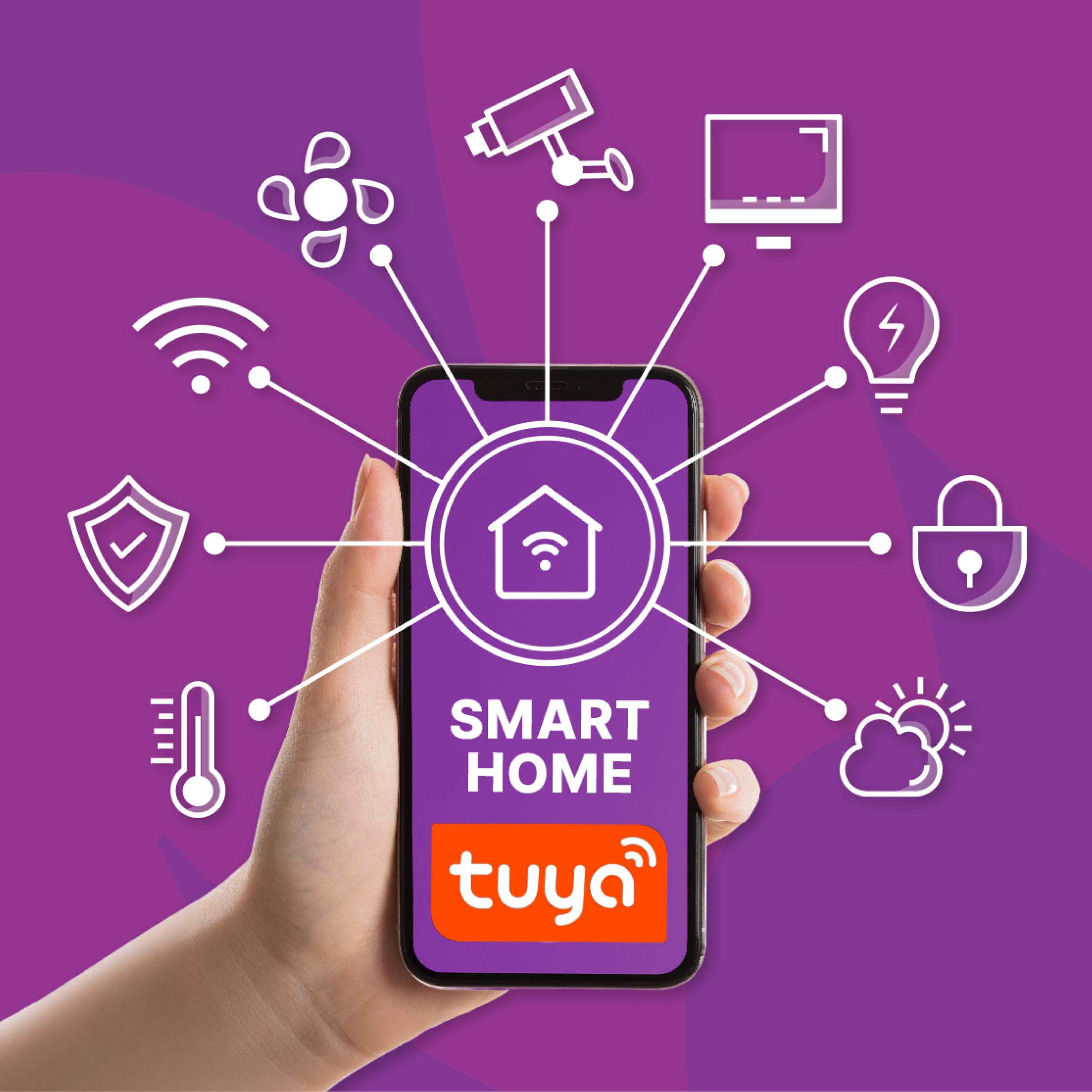 Informacja o  aplikacji Tuya Smart do obsługi czujnika gazu