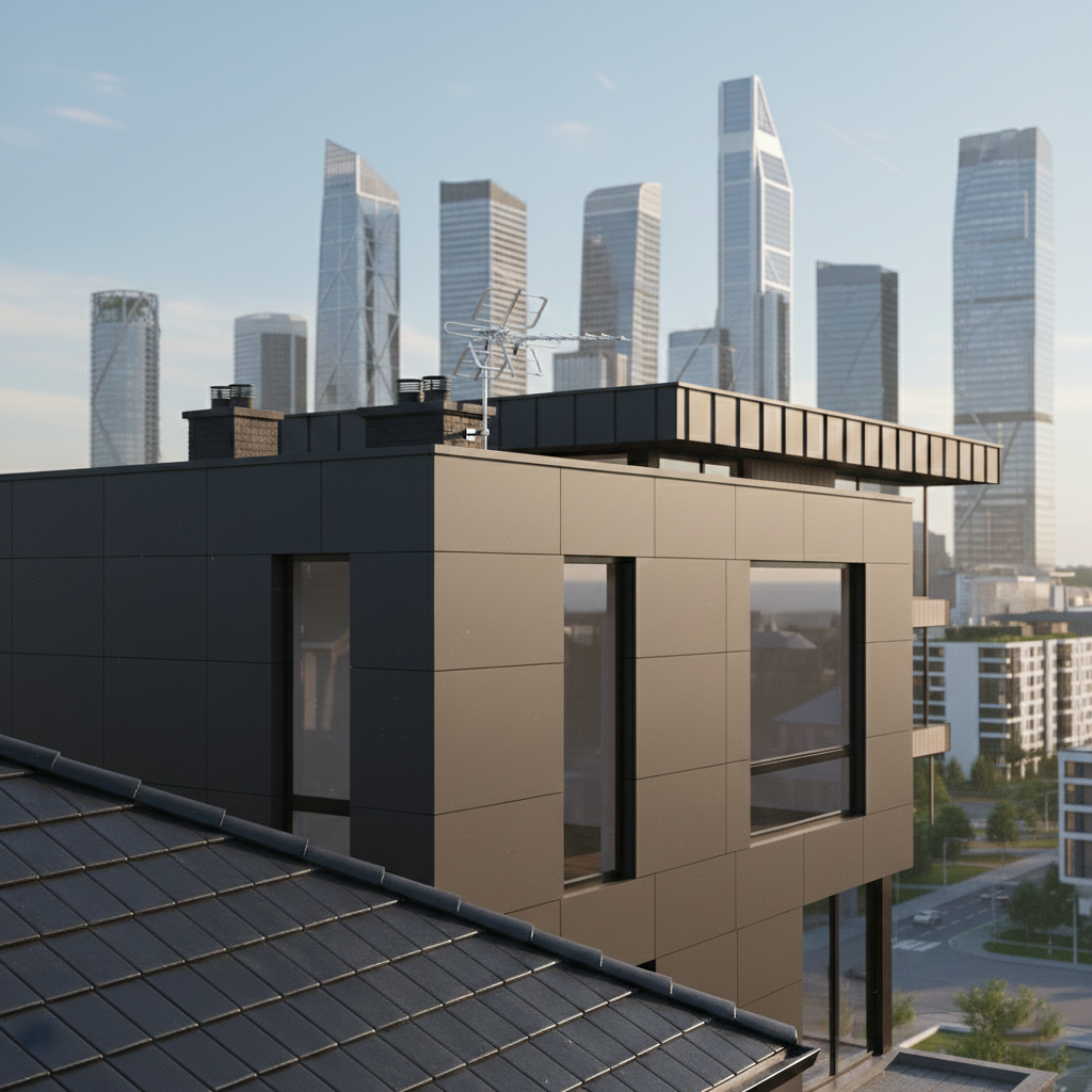 Antena DVB-T2 Spacetronik EOS L Combo wygląd