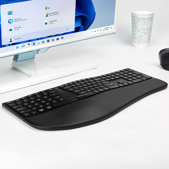 Klawiatura ergonomiczna Delux GM909 ultracienka