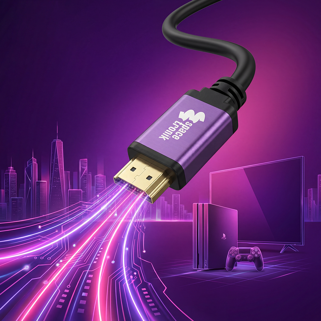 >Kabel UHS HDMI 2.1 8K Spacetronik KH21_SPR075 cechy