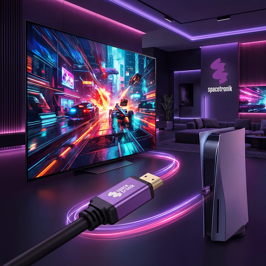 >Kabel UHS HDMI 2.1 8K Spacetronik KH21_SPR075 jakość