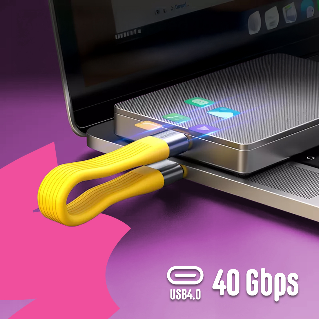 Kabel USB-C Spacetronik KU08_SPC001B dane