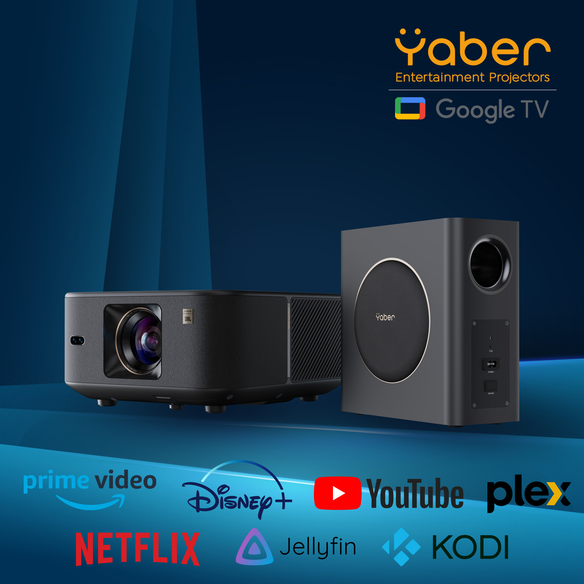 Projektor Yaber K3 PRO google-tv