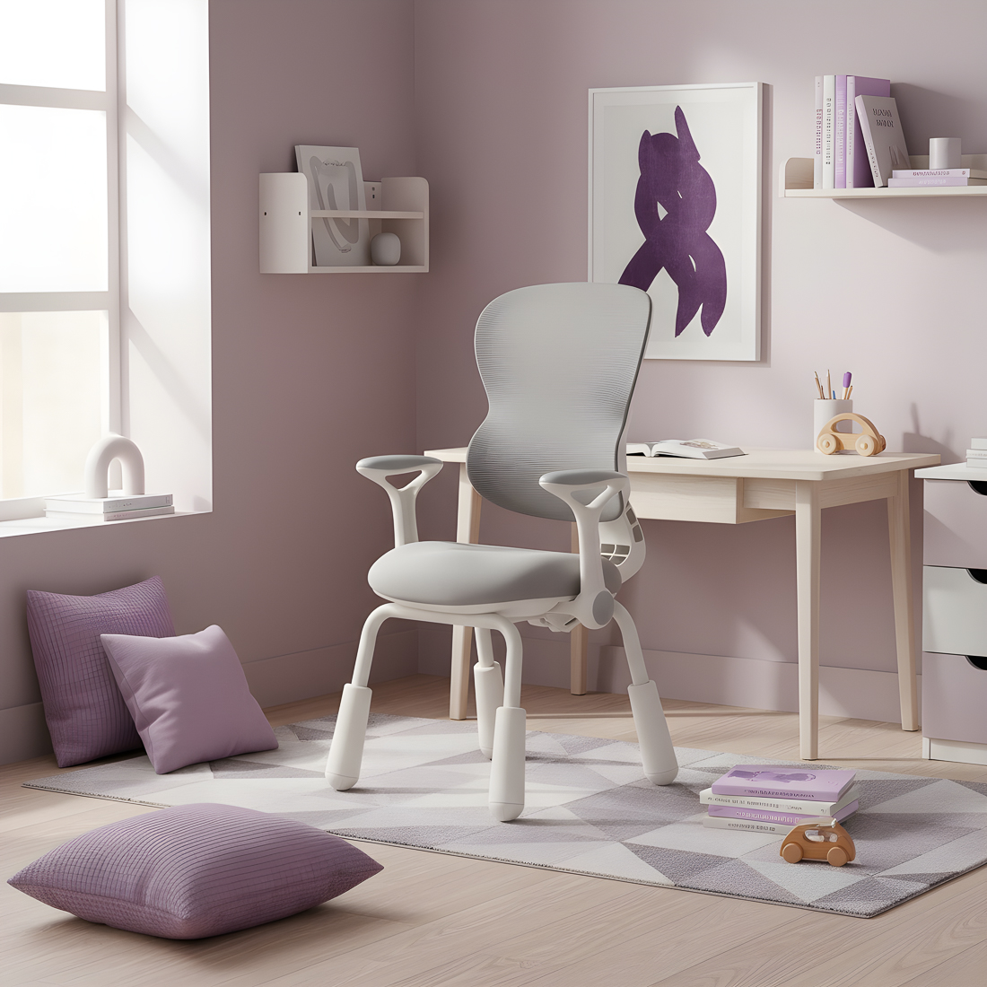 Odchylane podłokietniki oszczędzają miejsce