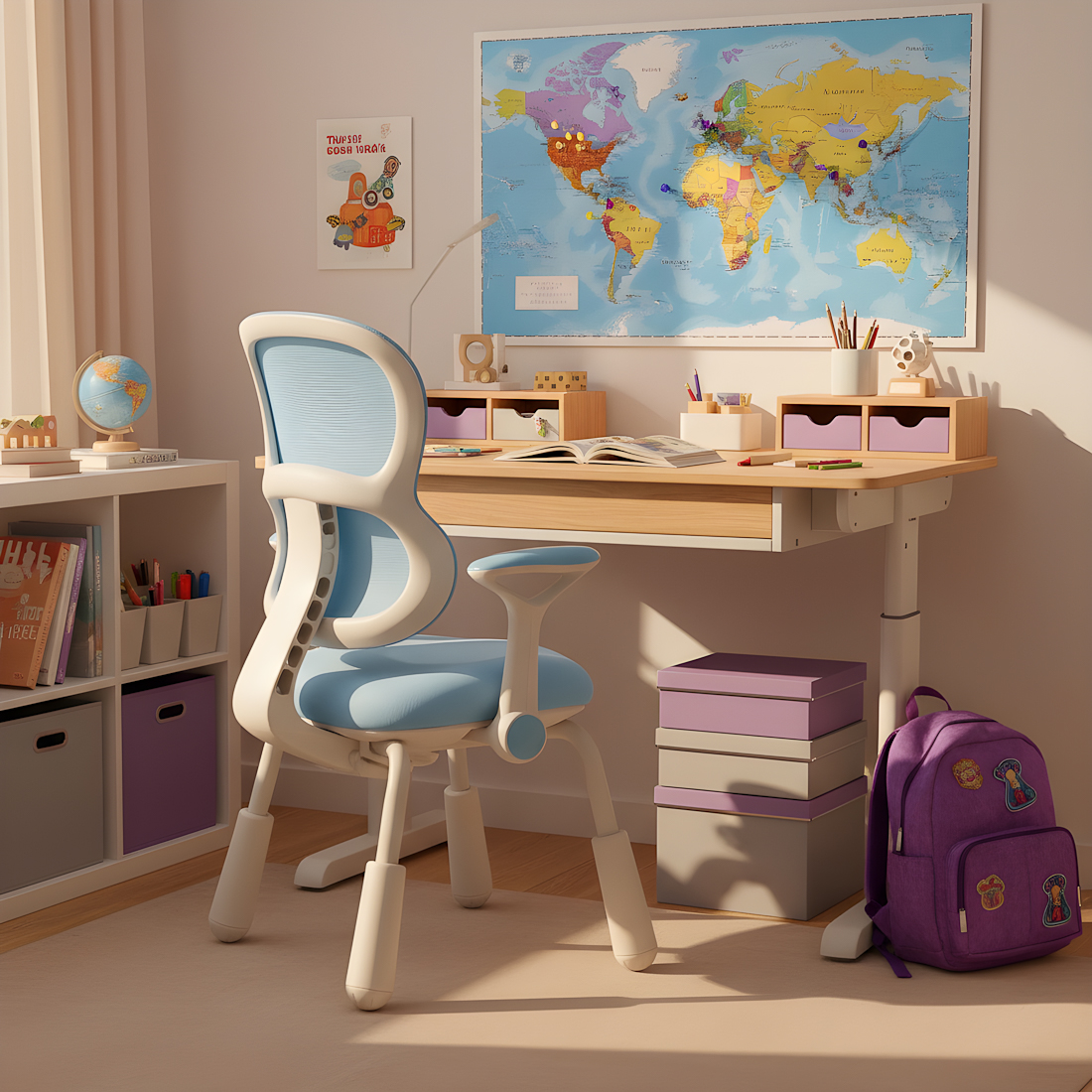 Regulacja wysokości i głębokości krzesła