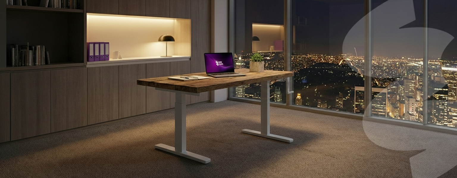 Stelaż biurkowy na korbkę Spacetronik SPE110MG