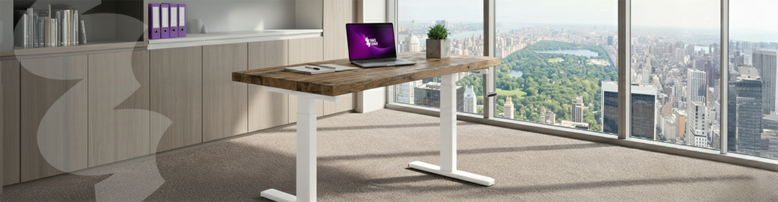 Stelaż biurkowy na korbkę Spacetronik SPE110MW