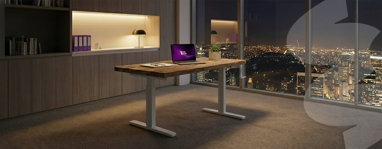 Stelaż biurkowy na korbkę Spacetronik SPE110MW