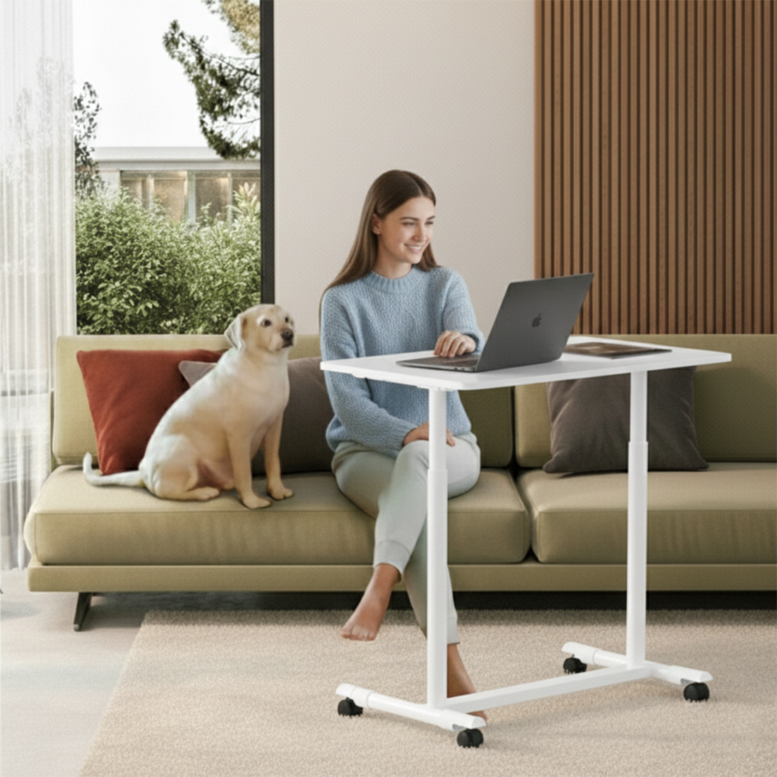 stolik z regulowaną wysokością SPR-BUDDY-04 ergonomia