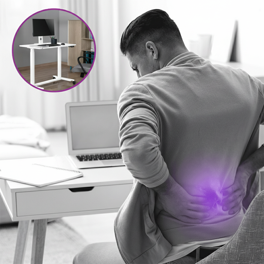 stolik z regulowaną wysokością SPR-BUDDY-04 zdrowie