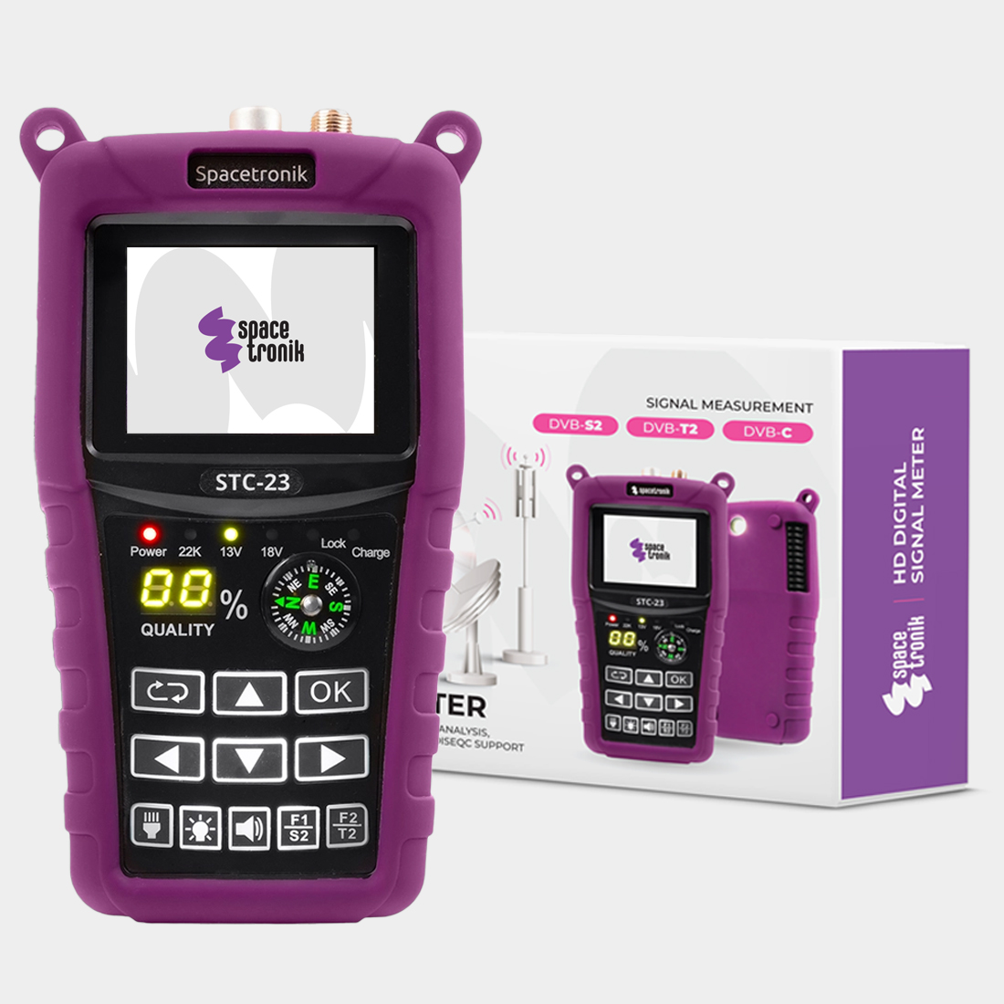 Miernik Combo SAT Finder Spacetronik STC-23 cechy