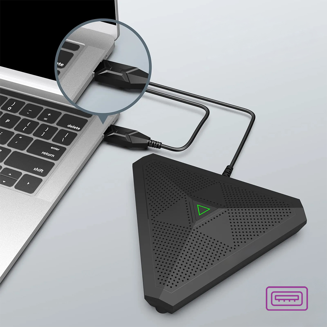 Mikrofon konferencyjny SPU-WM30 podłączenie