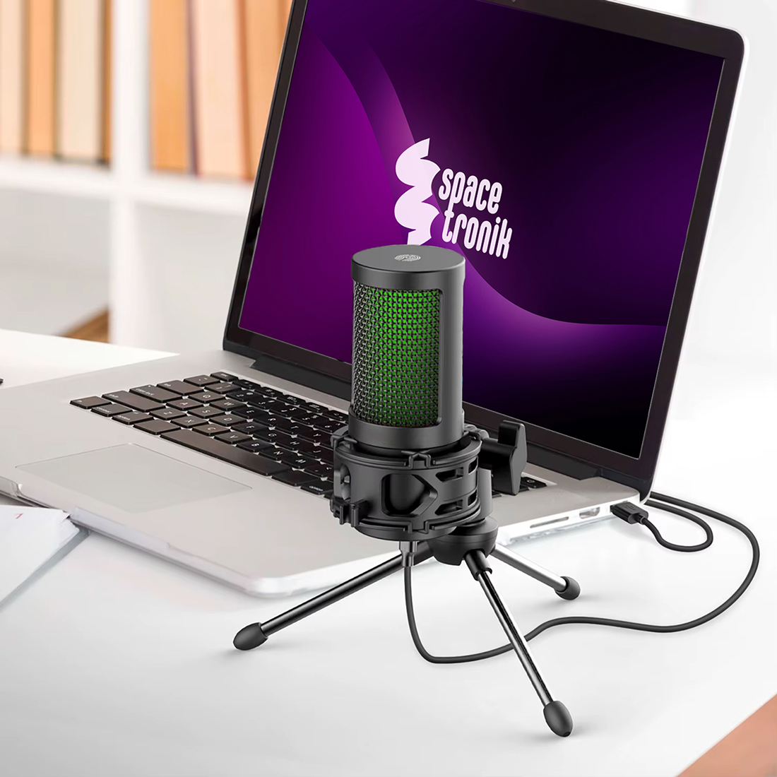 Mikrofon streamingowy Spacetronik SPU-WM40 cechy