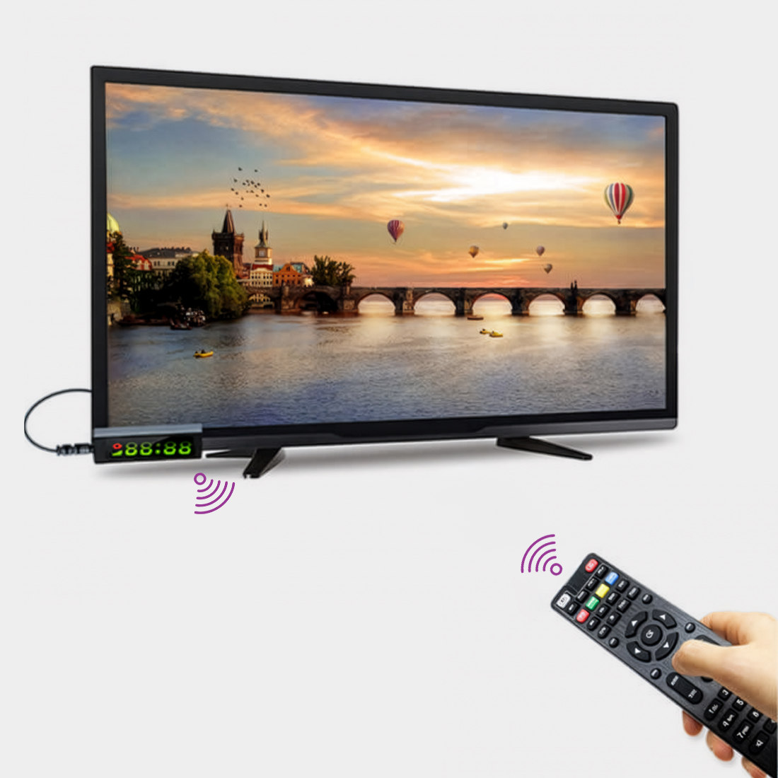 Tuner DVB-T2 Spacetronik U8 Mini elegancja