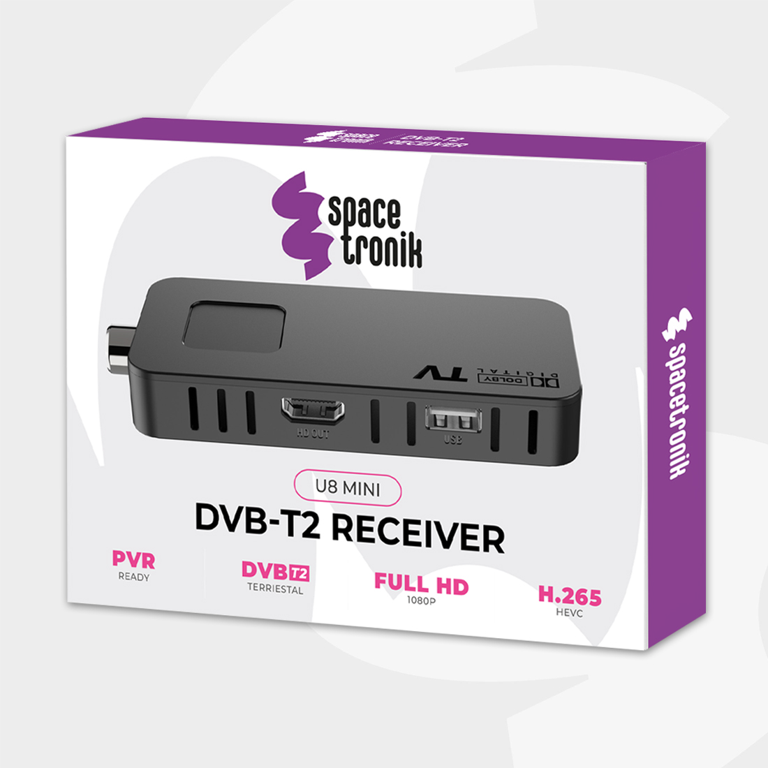 Tuner DVB-T2 Spacetronik U8 Mini specyfikacja