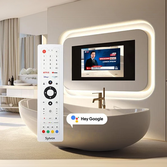 Sylvox telewizor łazienkowy pilot