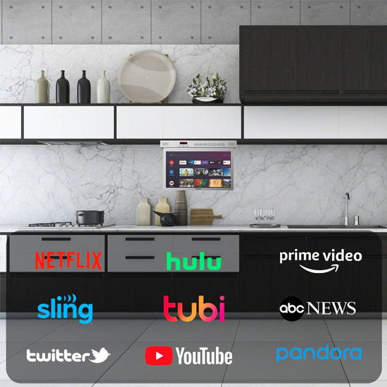 SYLVOX 15.6 Smart TV podszafkowy obraz