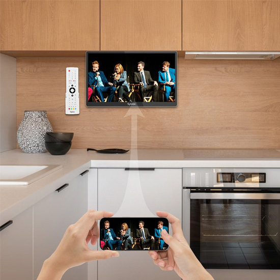 Sylvox 15.6” Smart TV (2024) podszafkowy do kuchni chromecast