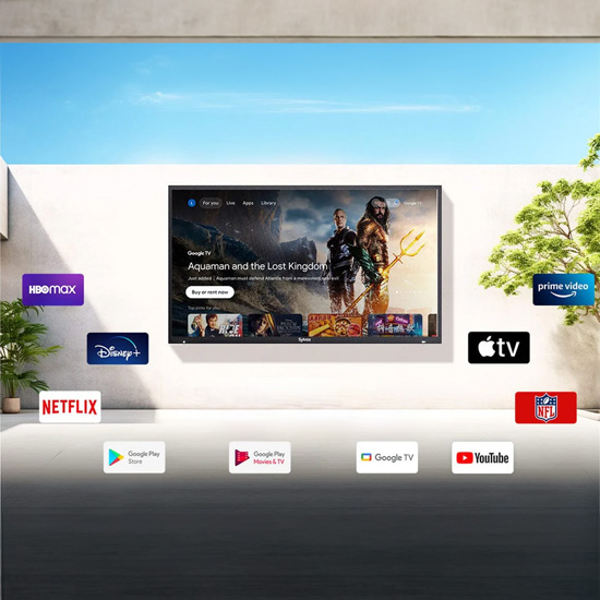 Zewnętrzny telewizor Sylvox 2024 Pool Pro 2.0 aplikacje