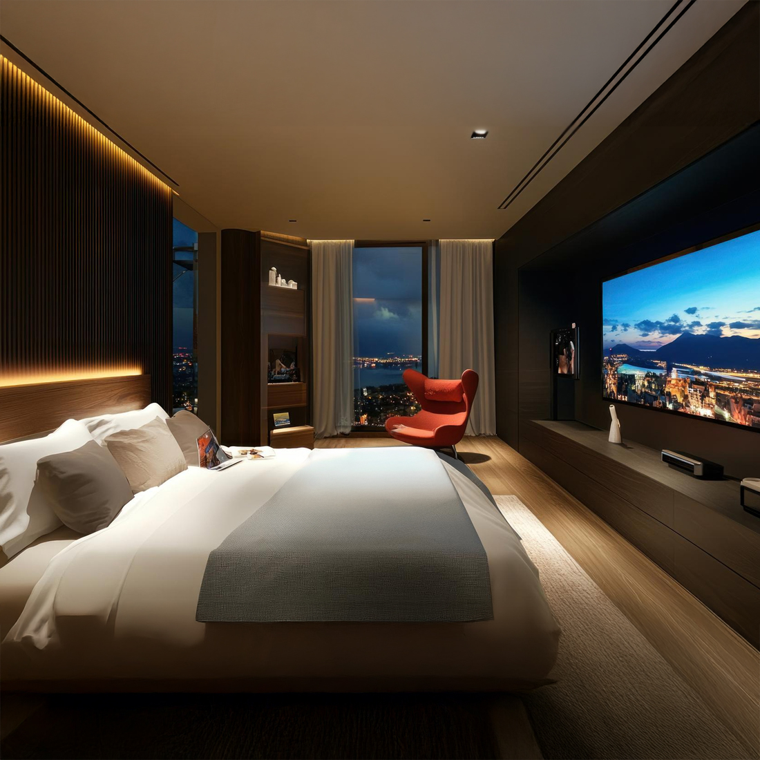 Telewizor LED 40 cali OPTICUM  TRIVO 40Z1 tryb