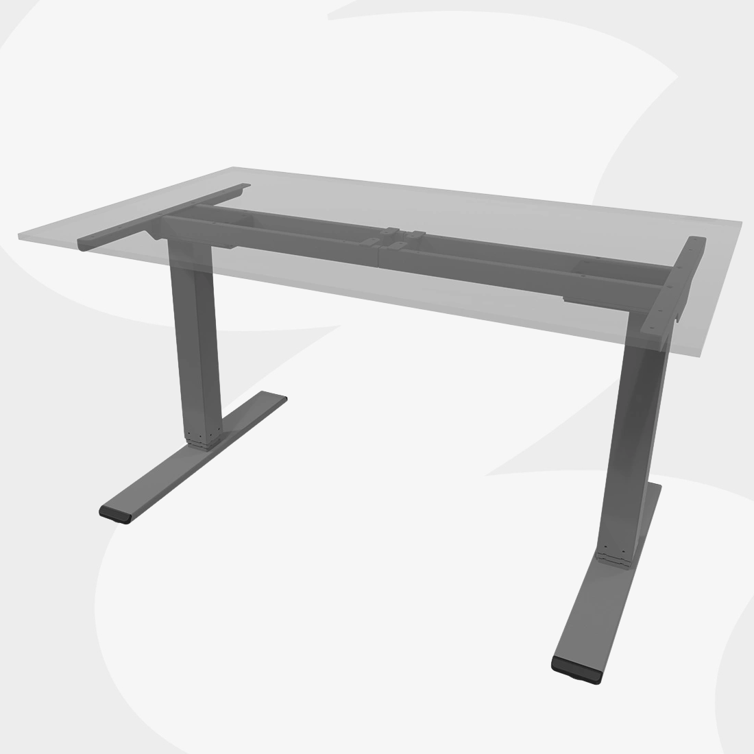 Stelaż biurkowy Spacetronik SPE-226AG – szczegóły konstrukcji