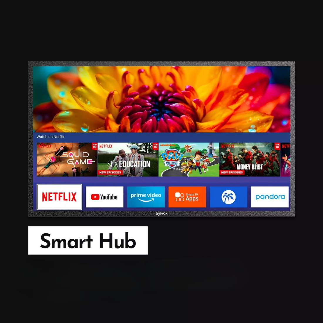 Zewnętrzny Smart TV z aplikacjami