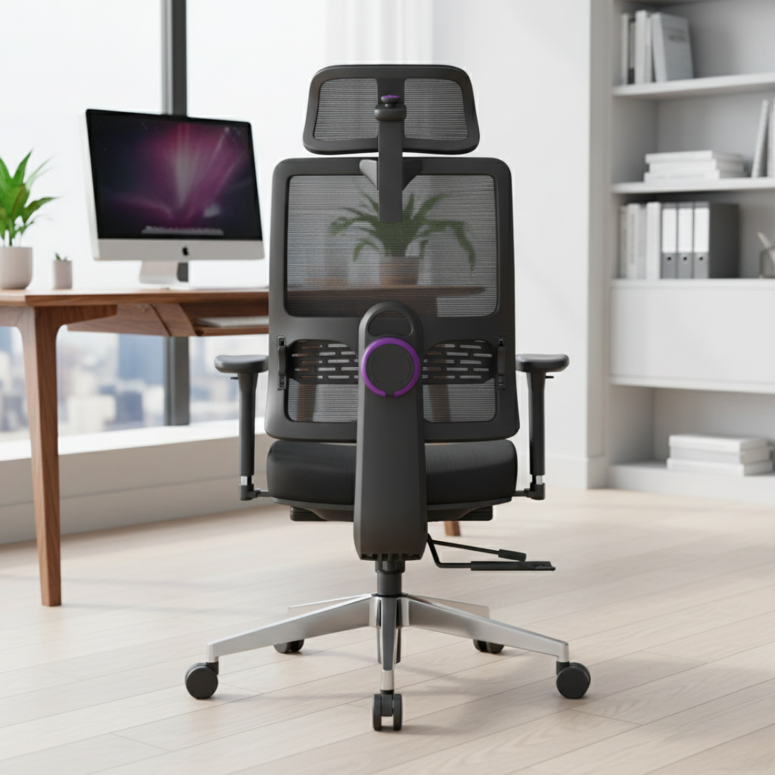 Automatyczne wsparcie lędźwi i siatka MESH