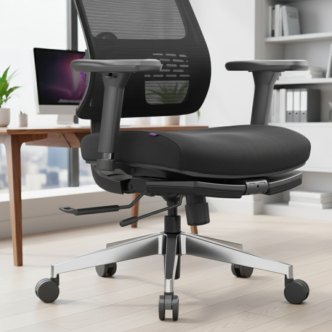 Wysuwany podnóżek i pochył