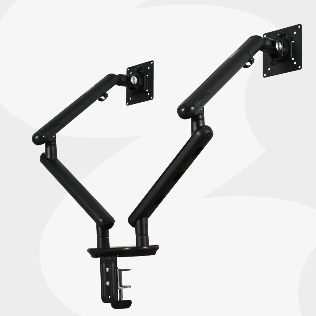 Uchwyt na Dwa Monitory SPAF120B — ergonomia