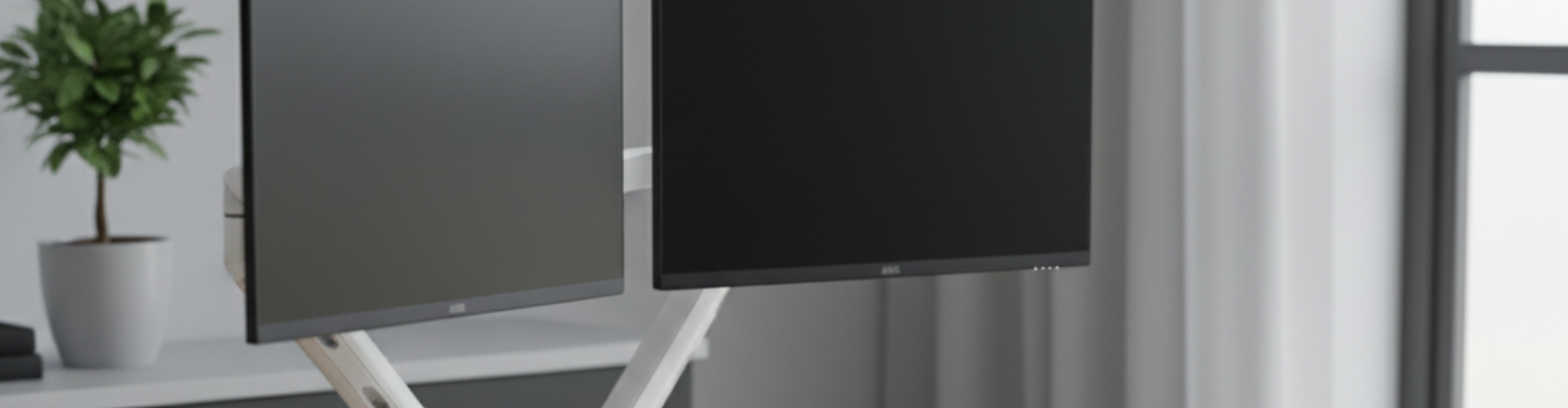 podwójne ramię do monitora SPAF120LUW