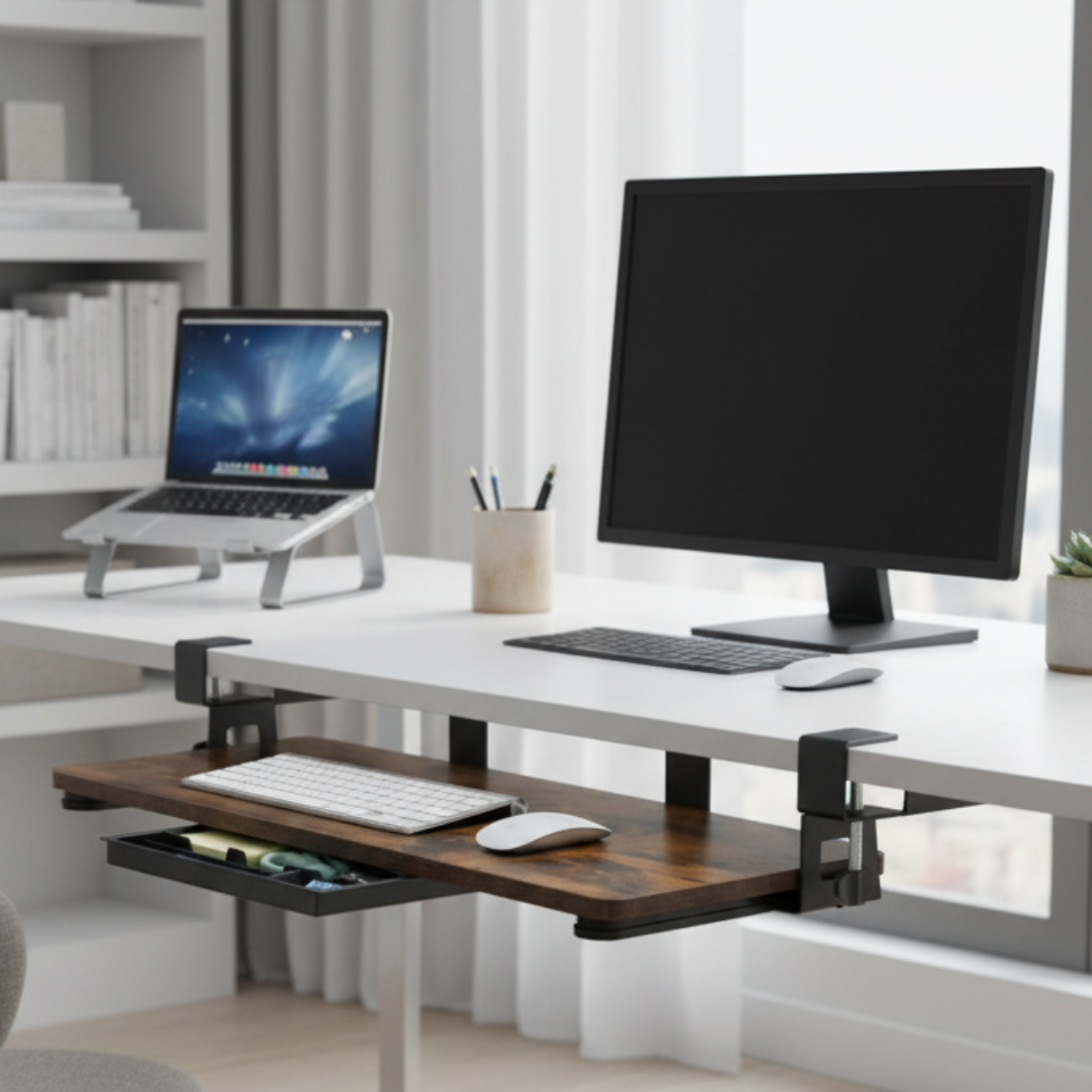 Odzyskana przestrzeń na biurku