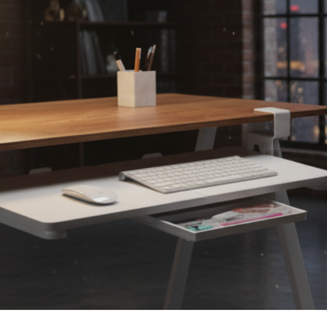 Ergonomiczny montaż podblatowy