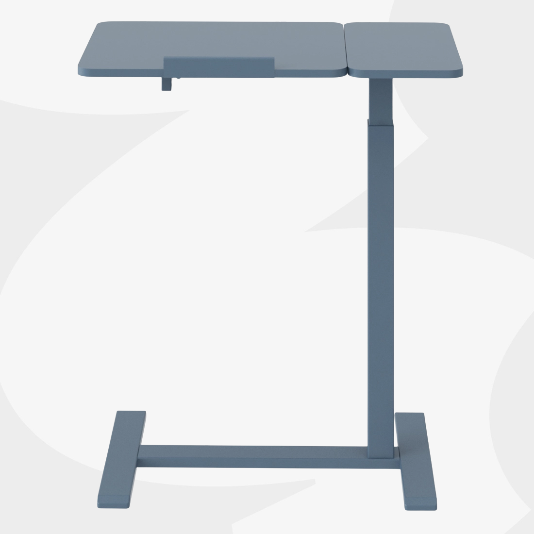 Stolik BUDDY 15-GNN: 2 blaty, regulacja kąta, gazowa regulacja wysokości