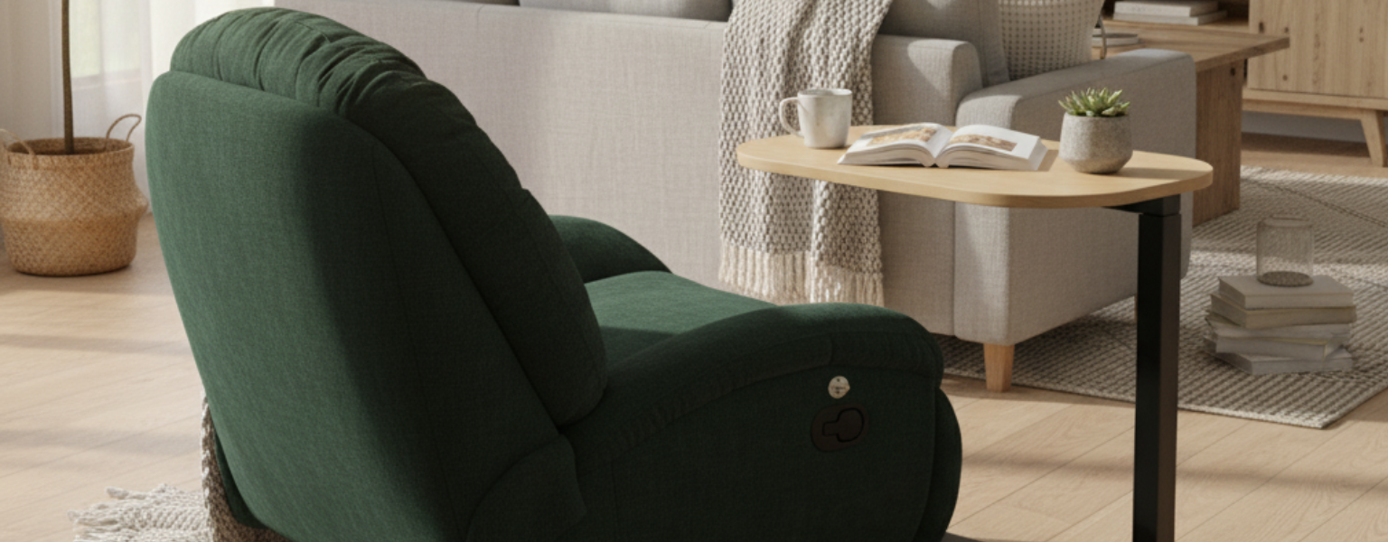 Zestaw Flax 04M i BUDDY 06 do relaksu i pracy w domu