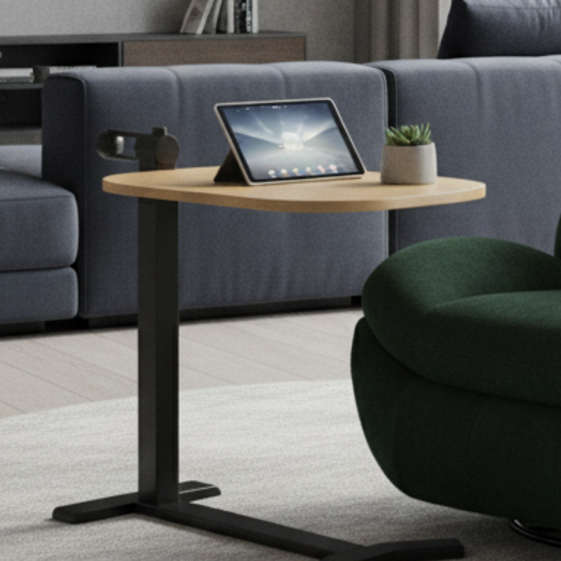 BUDDY 06 – stabilna konstrukcja, blat 600x400 mm