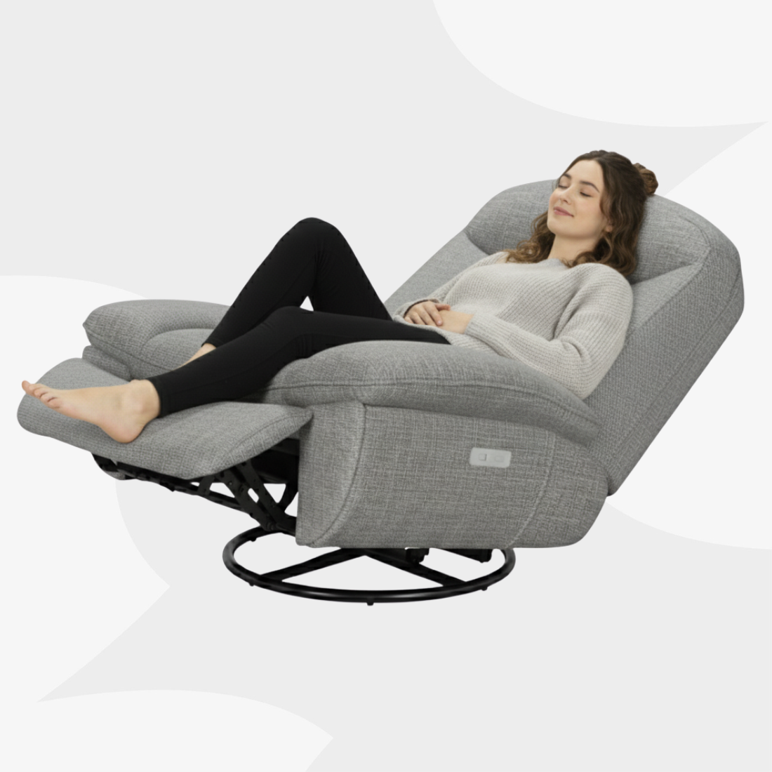 Ergonomiczne siedzisko fotela FLAX 05 szary SPC-FLAX-05