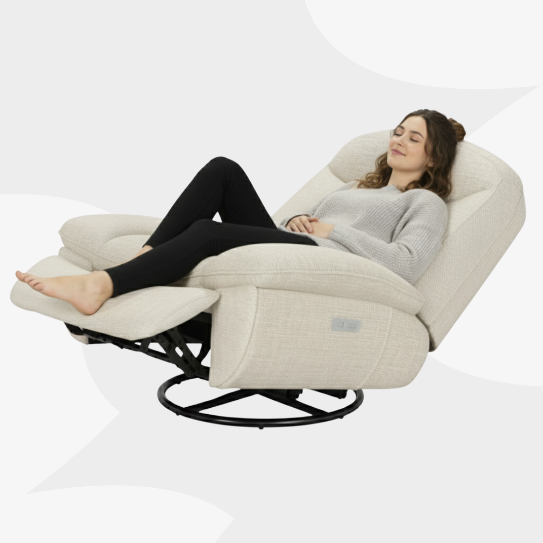 Ergonomiczne siedzisko fotela FLAX 05 beżowy SPC-FLAX-05_V2