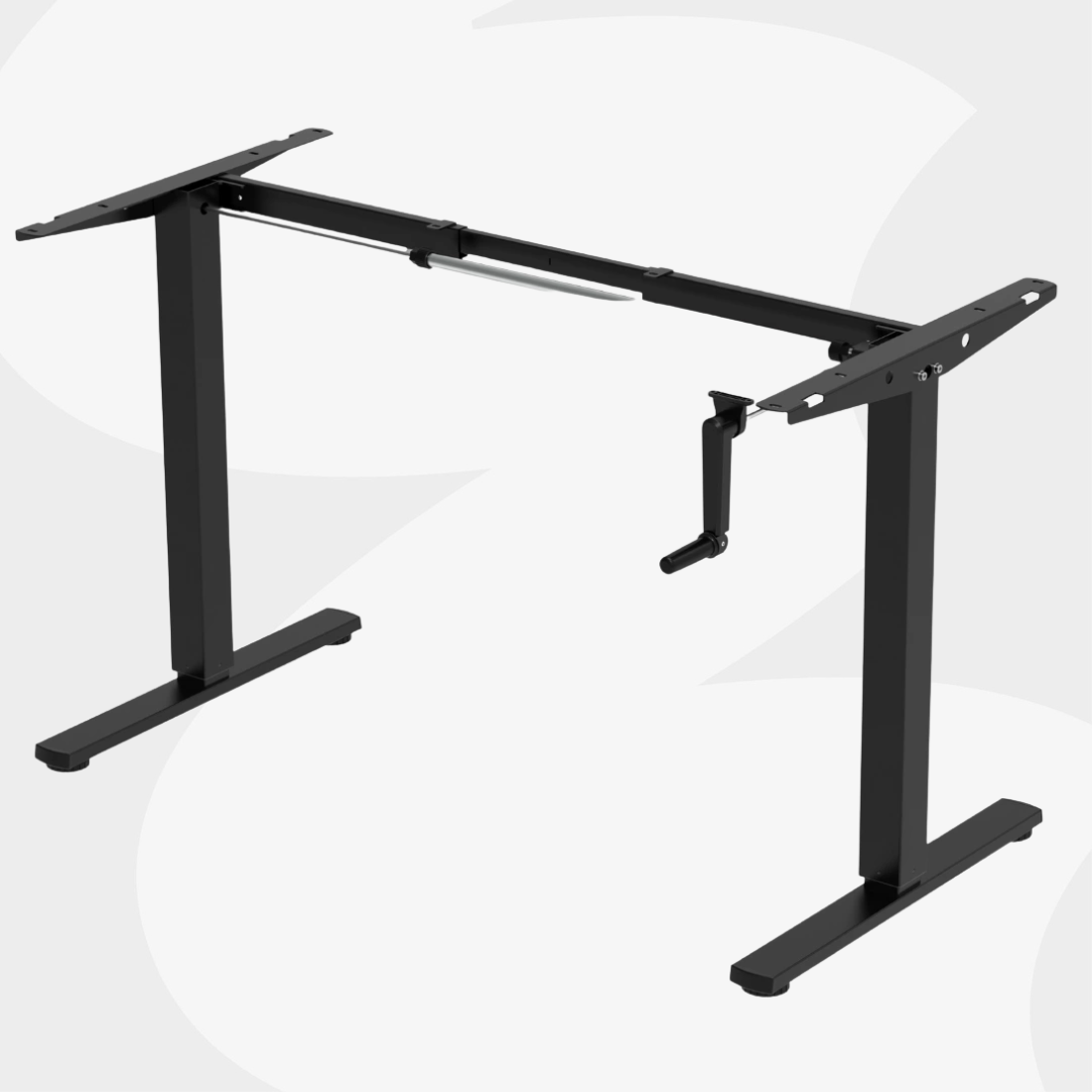 Stelaż biurkowy regulowany ręcznie SPE112MB - najważniejsze cechy