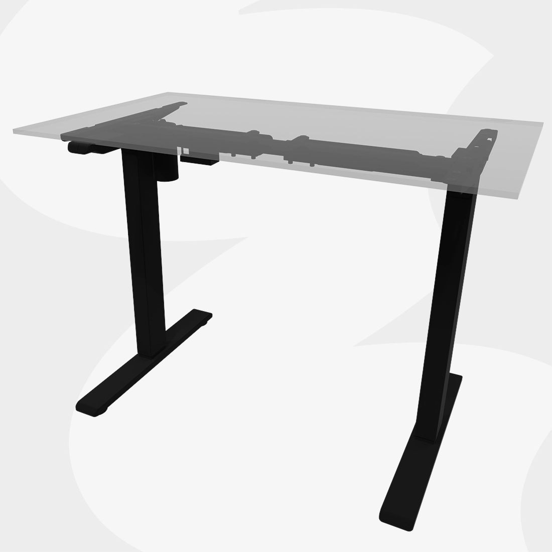 Elektryczny stelaż biurkowy Spacetronik Ergoline SPE-114AB AC – najważniejsze cechy