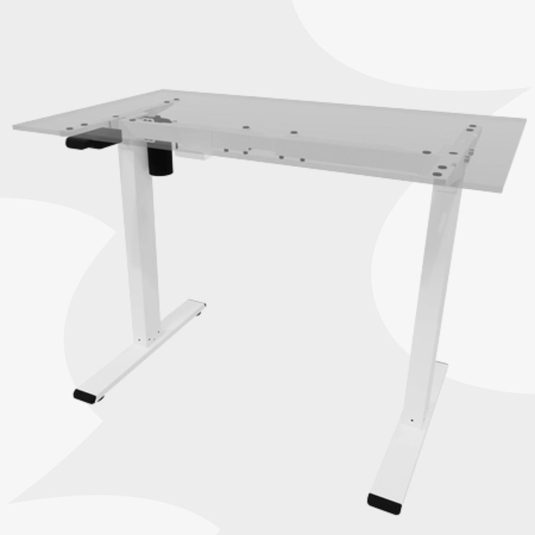 Elektryczny stelaż biurkowy Spacetronik Ergoline SPE-114AW AC – najważniejsze cechy