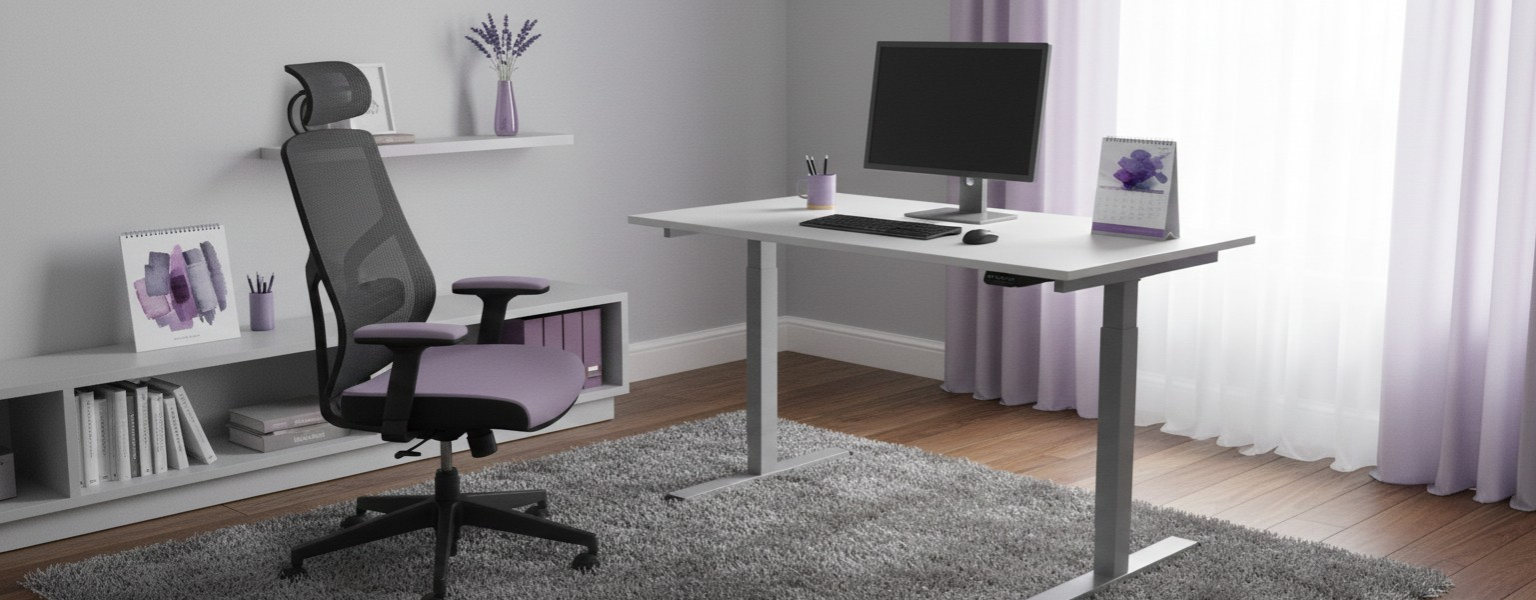 Stelaż biurkowy Spacetronik SPE-114RG szary