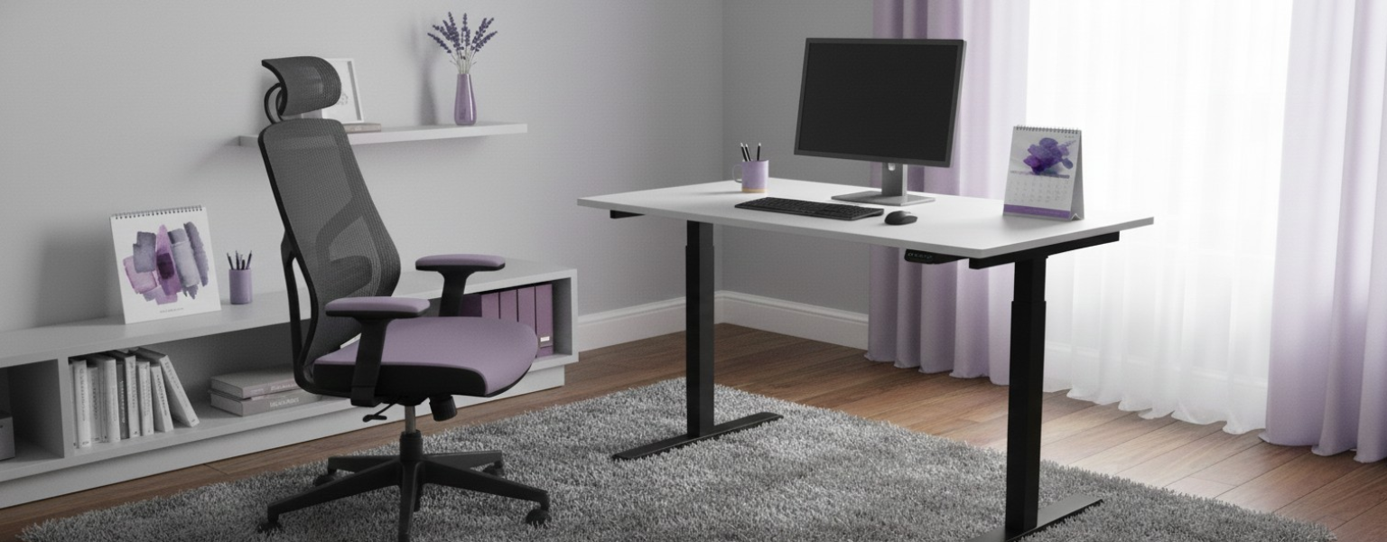 Stelaż biurkowy Spacetronik SPE-114RB czarny