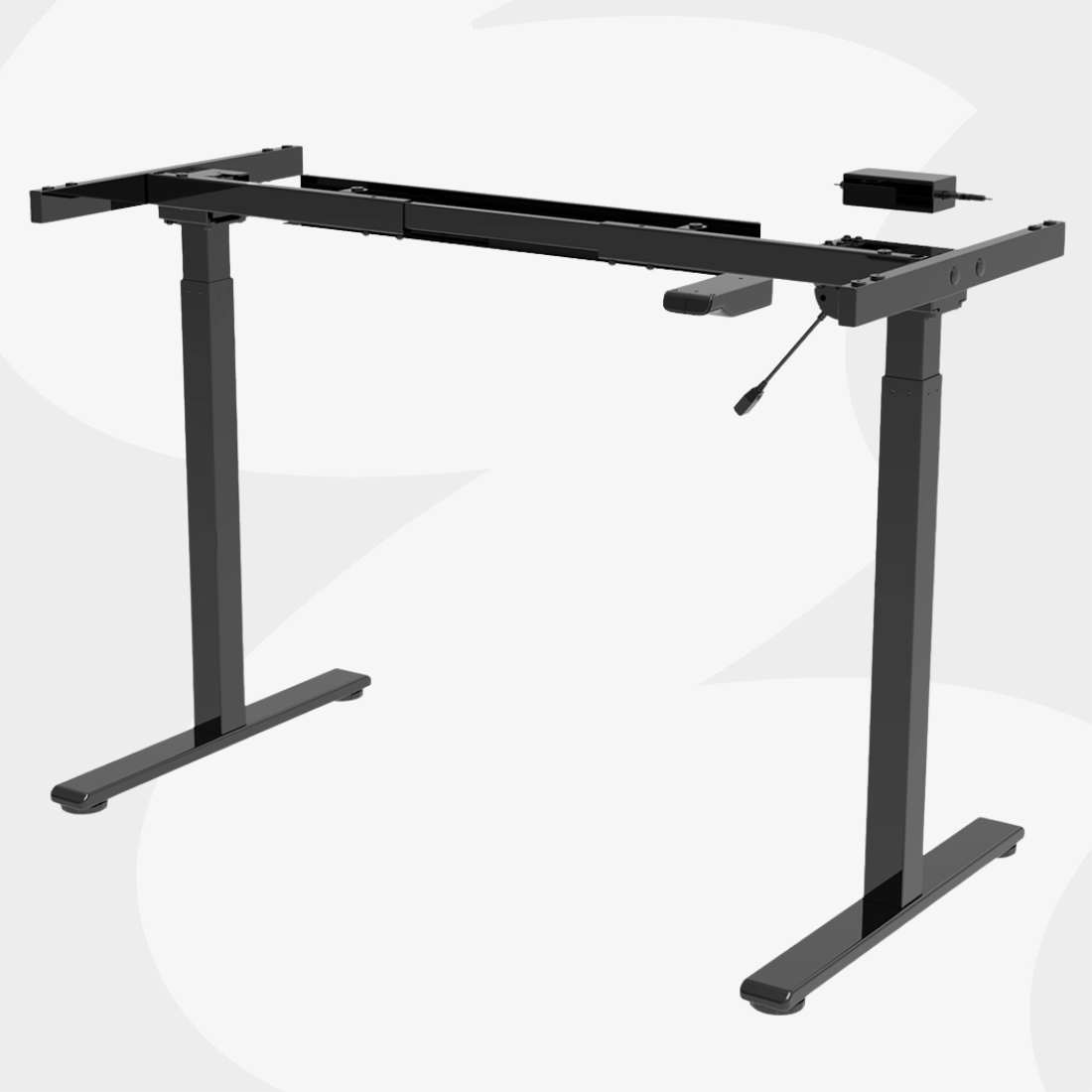 Elektryczny stelaż biurkowy Spacetronik SPE-114RB czarny