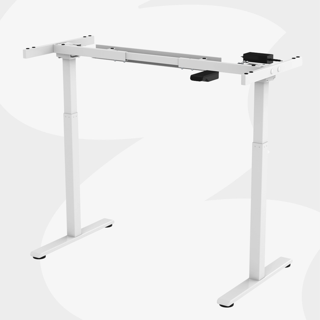 Elektryczny stelaż biurkowy Spacetronik SPE-114RW biały