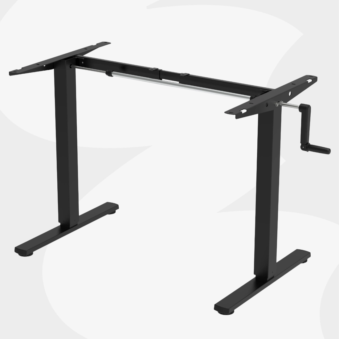 Stelaż biurkowy regulowany manualnie SPE115MB - najważniejsze cechy