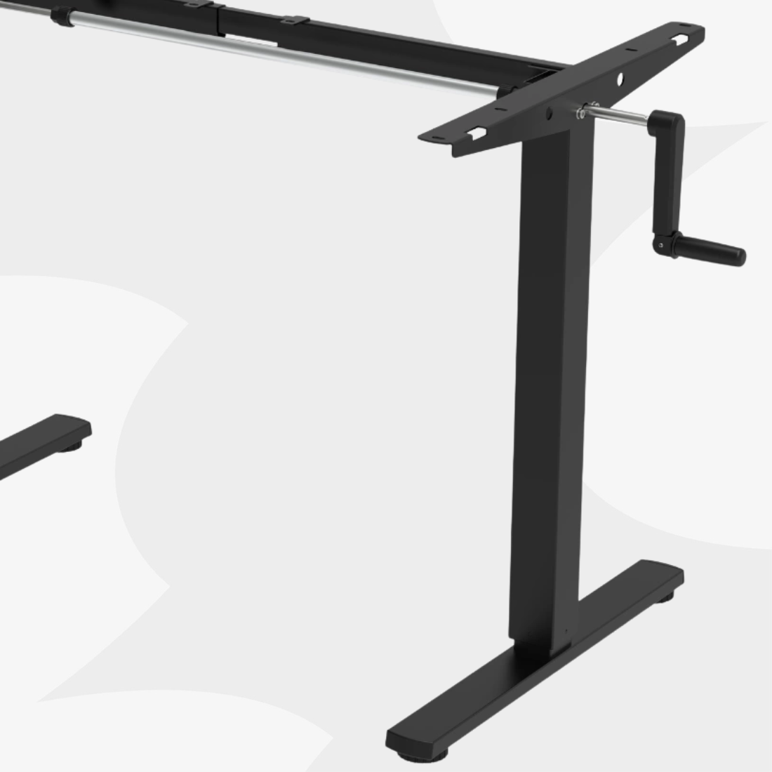 Stalowa konstrukcja stelaża biurkowego SPE115MB