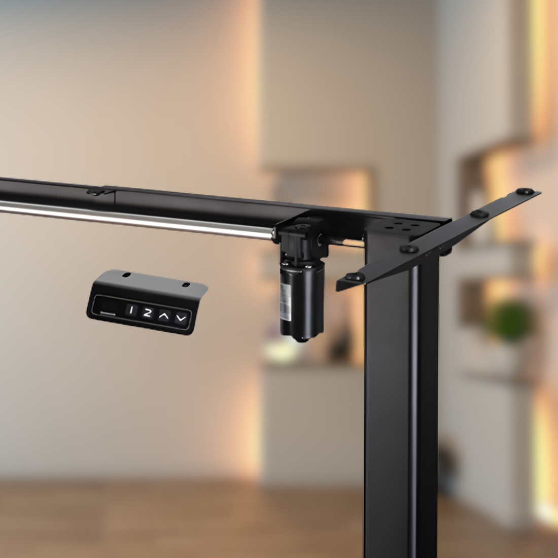 Stelaż z kontrolerem LED i systemem antykolizyjnym