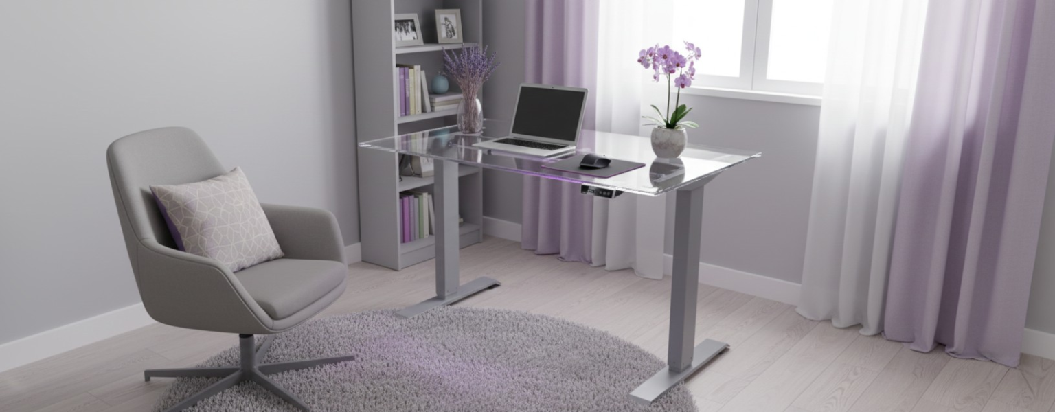 Stelaż biurkowy elektryczny Spacetronik SPE-141G szary