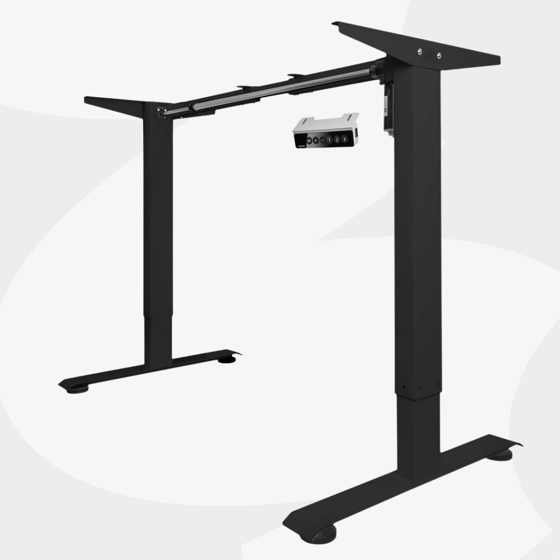 Elektryczny stelaż biurkowy Spacetronik SPE-141B czarny