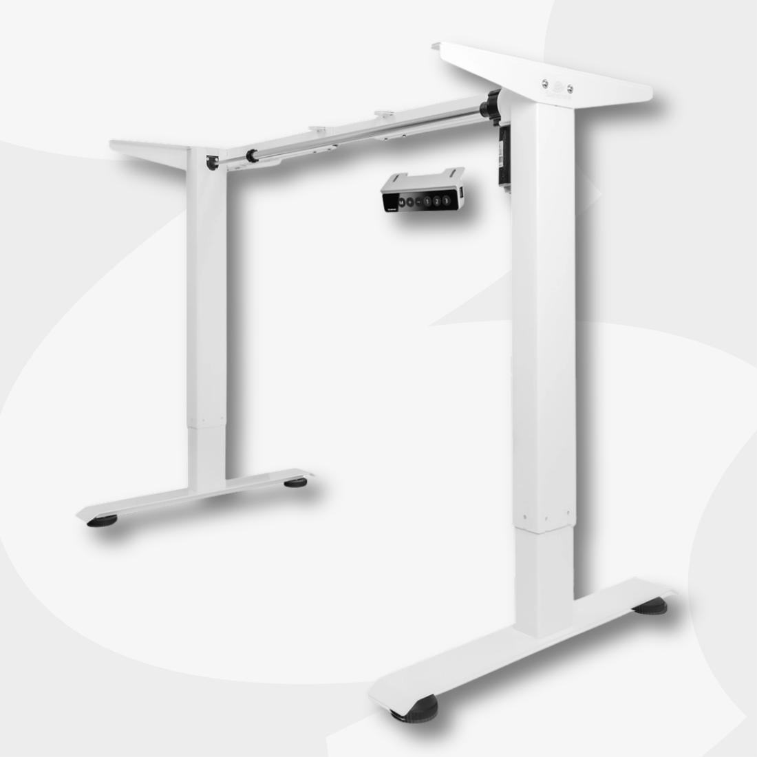 Elektryczny stelaż biurkowy Spacetronik SPE-141W biały